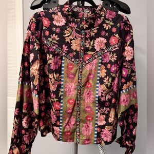 NWT &Merci Multicolor Floral Print Women's Top